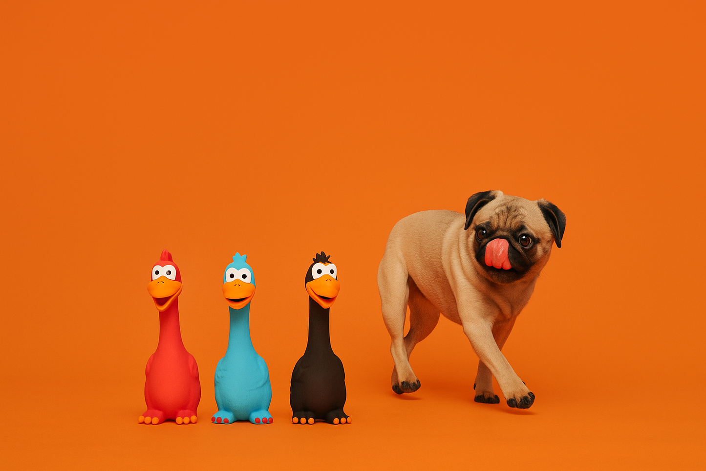 Squawk & Chew Chicken Toy